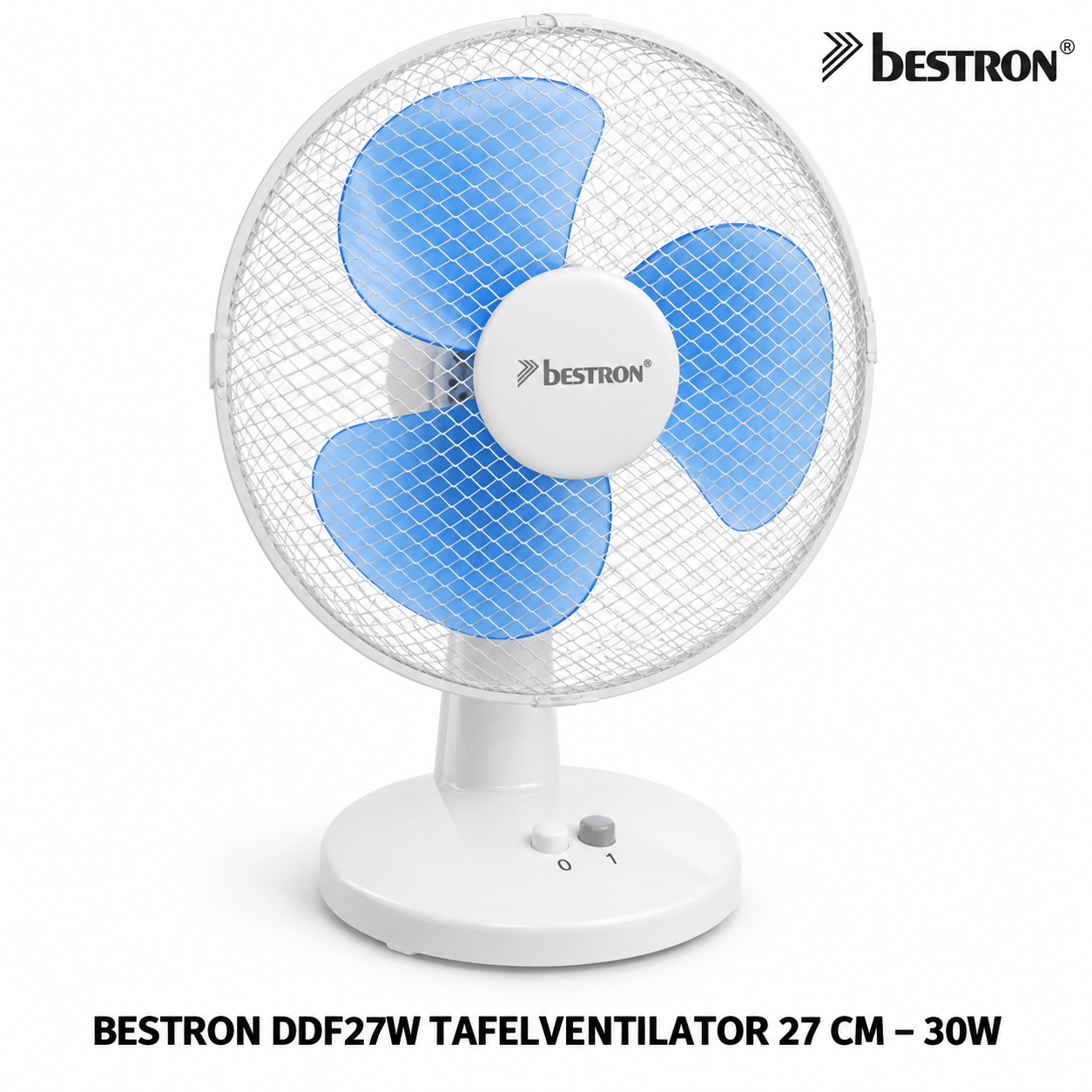 BESTRON DDF27W TAFELVENTILATOR 27CM - 30W