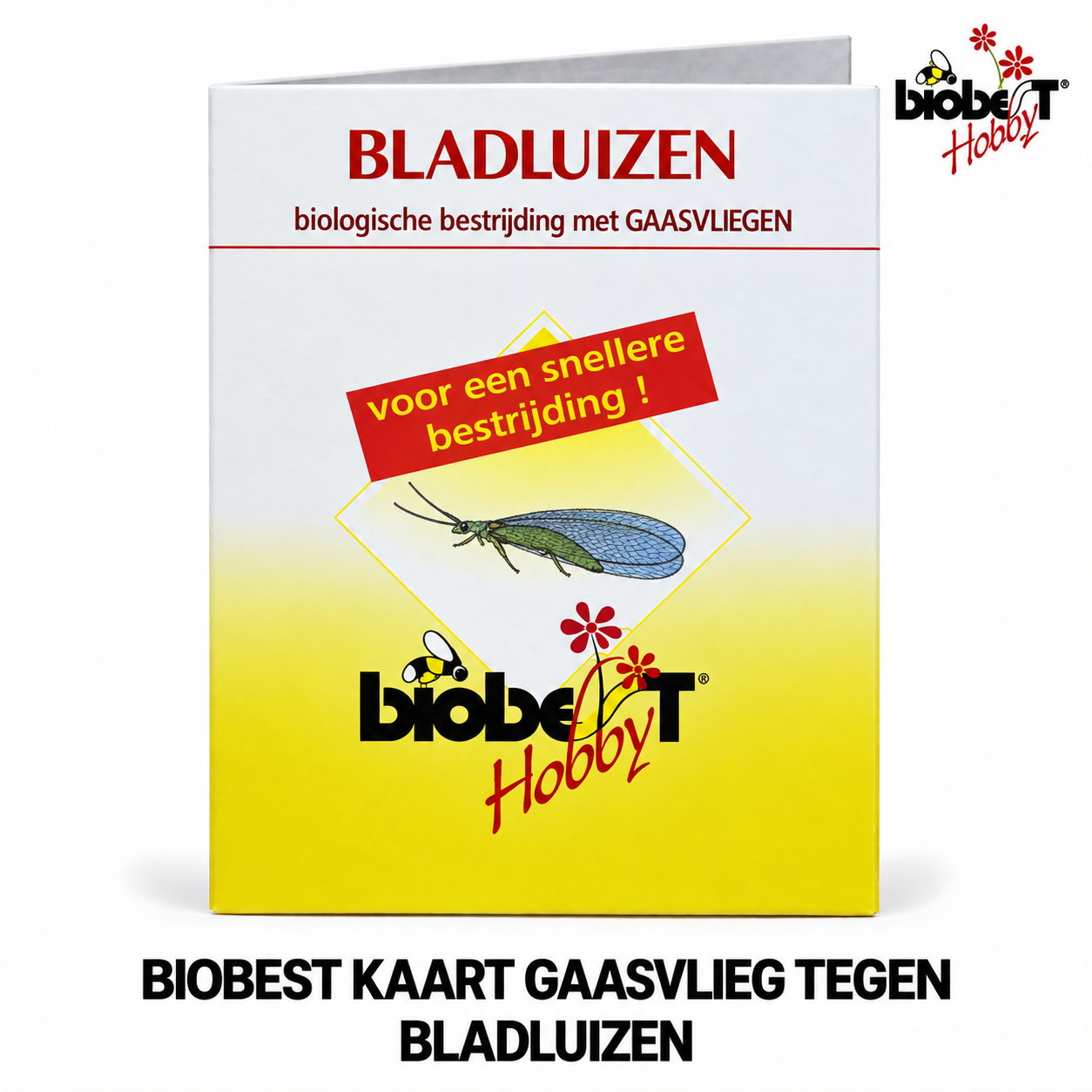Biobest gaasvliegenkaart tegen bladluizen