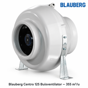 CENTRO 125, Ø125mm 355m³/u buisventilator