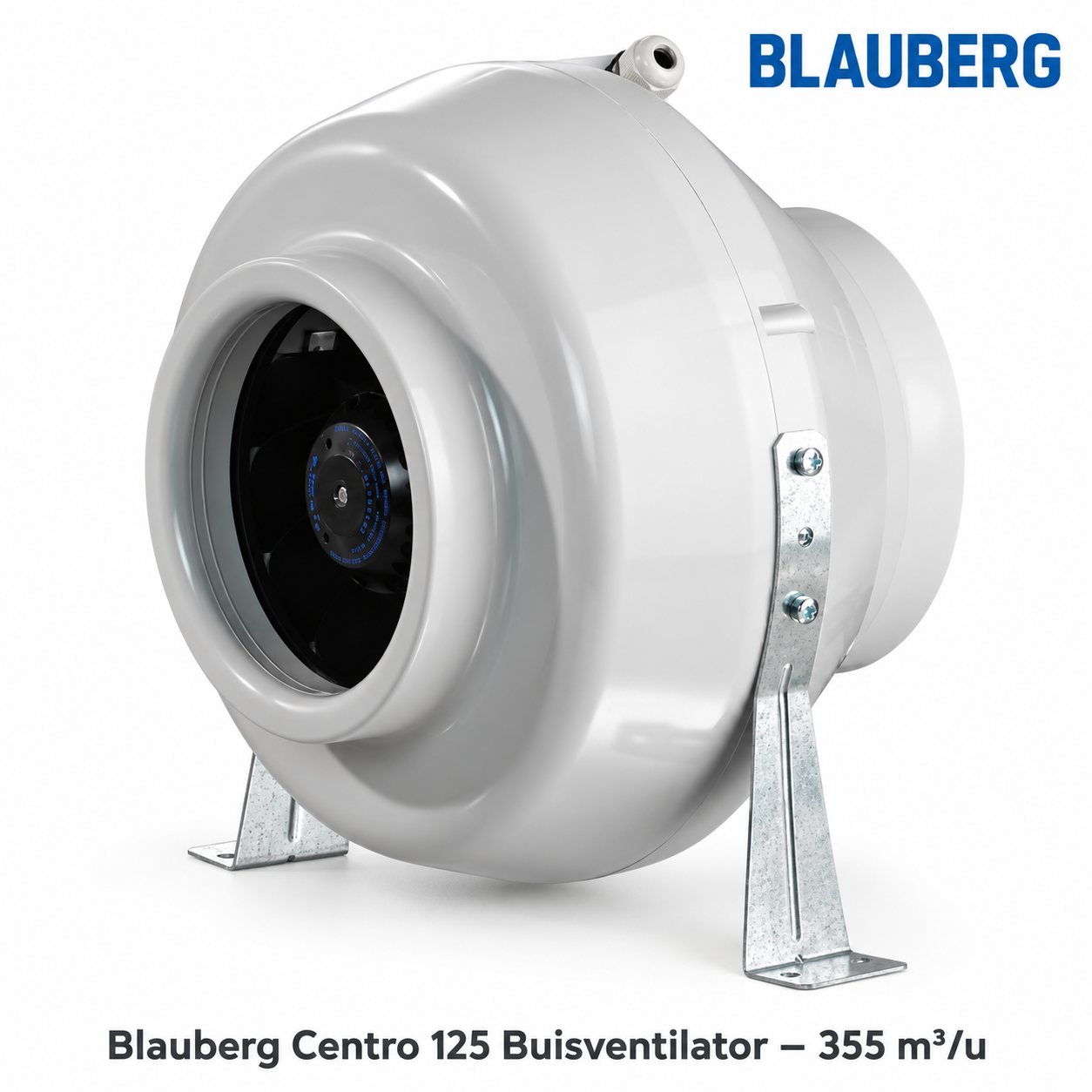 CENTRO 125, Ø125mm 355m³/u buisventilator
