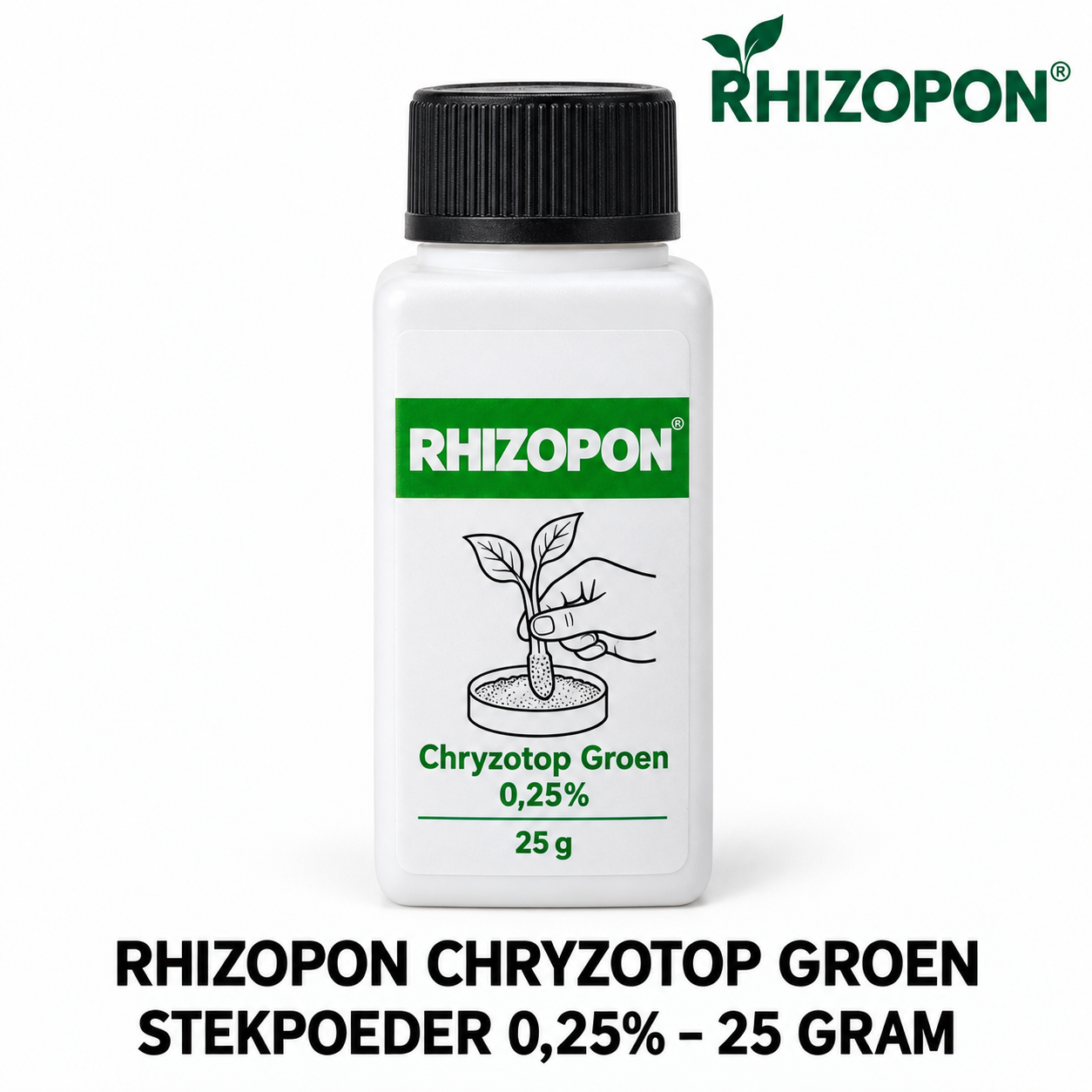 RHIZOPON CHRYZOTOP GROEN STEKPOEDER 0.25% 25 GRAM