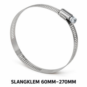 Verstelbare metalen slangklem 60–270 mm