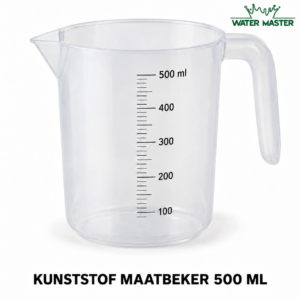 WATER MASTER TRANSPARANTE MAATBEKER 500ML