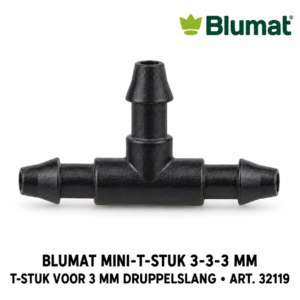 Blumat Mini-T-stuk voor 3 mm druppelslang