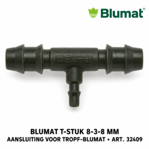 Blumat T-stuk 8-3-8 mm