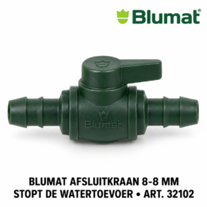 Blumat afsluitkraan 8-8 mm