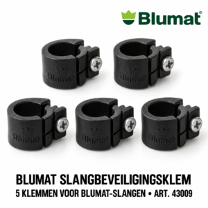 Blumat slangbeveiligingsklemmen, set van vijf