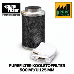 Pure Filter 125/300  capaciteit 500 m³/u Ø125 mm