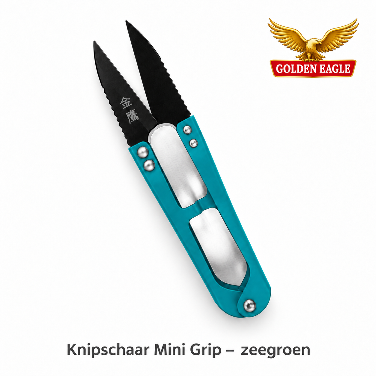 Knipschaar Mini Grip - Zeegroen